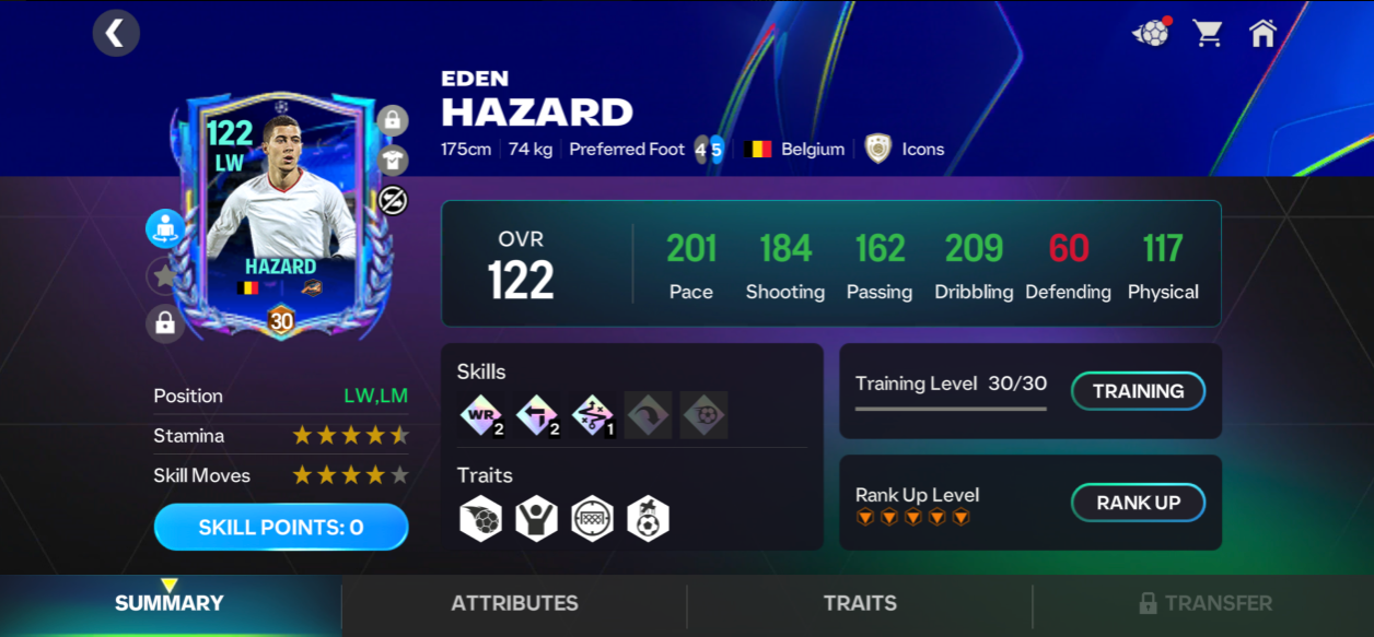 Eden Hazard (117) -UEFA DREAMCHASERS- REVIEW