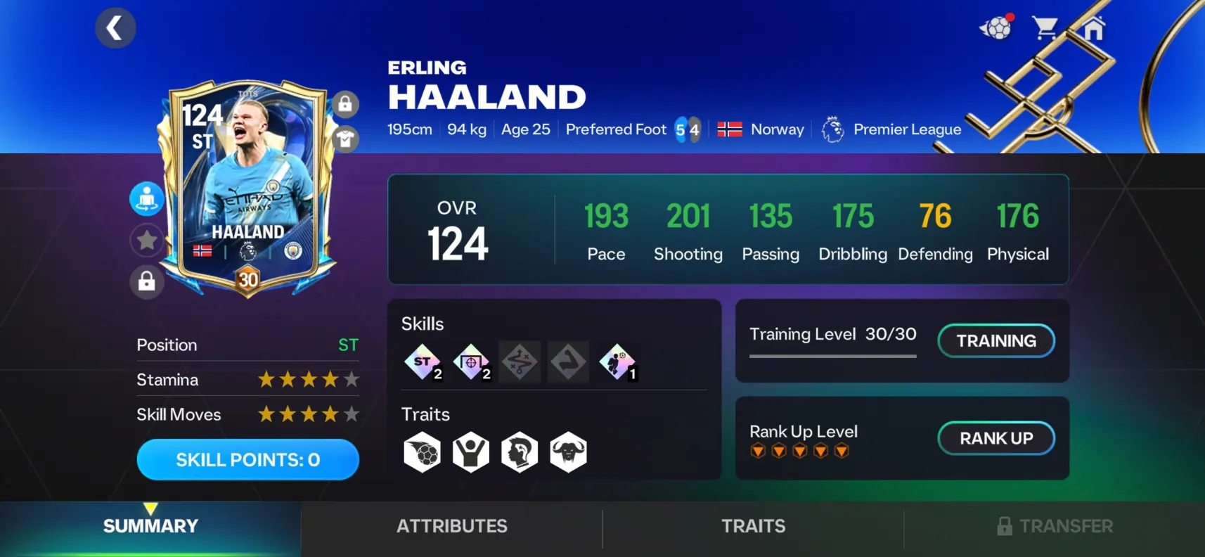 Erling Haaland 119 TOTS Review FC Mobile