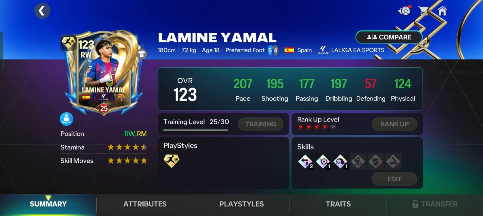 Lamine Yamal UTOTS Review : The Smoothest Winger in FC Mobile?
