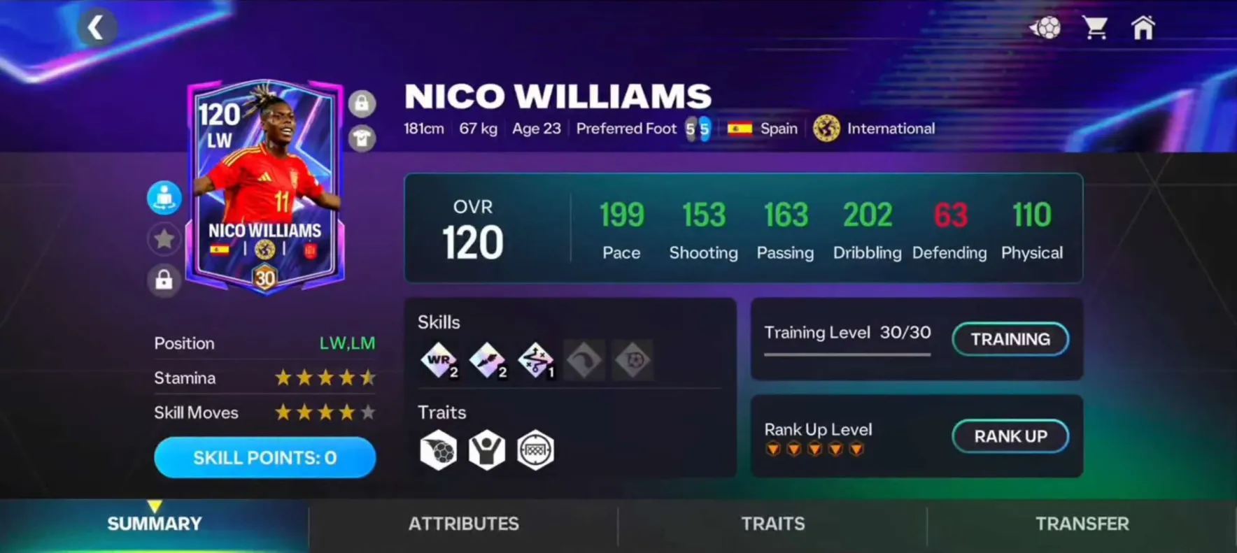 Nico Williams Flashback 115 Review (FC Mobile)