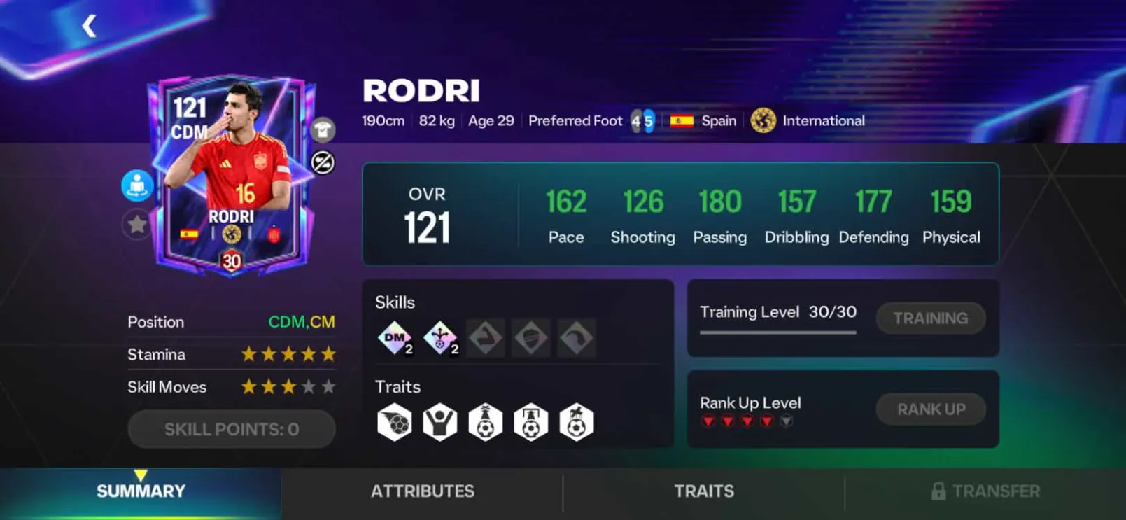 Rodri 117 Flashback (CDM) Review – FC Mobile