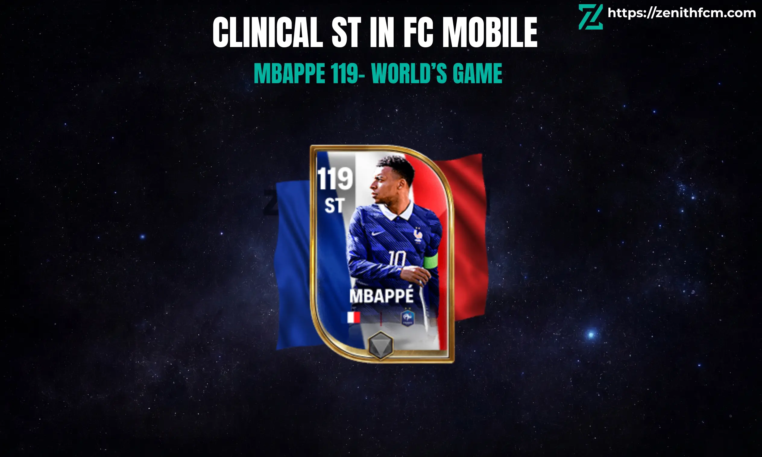 World Game Mbappé 119 FC Mobile Review (ST)